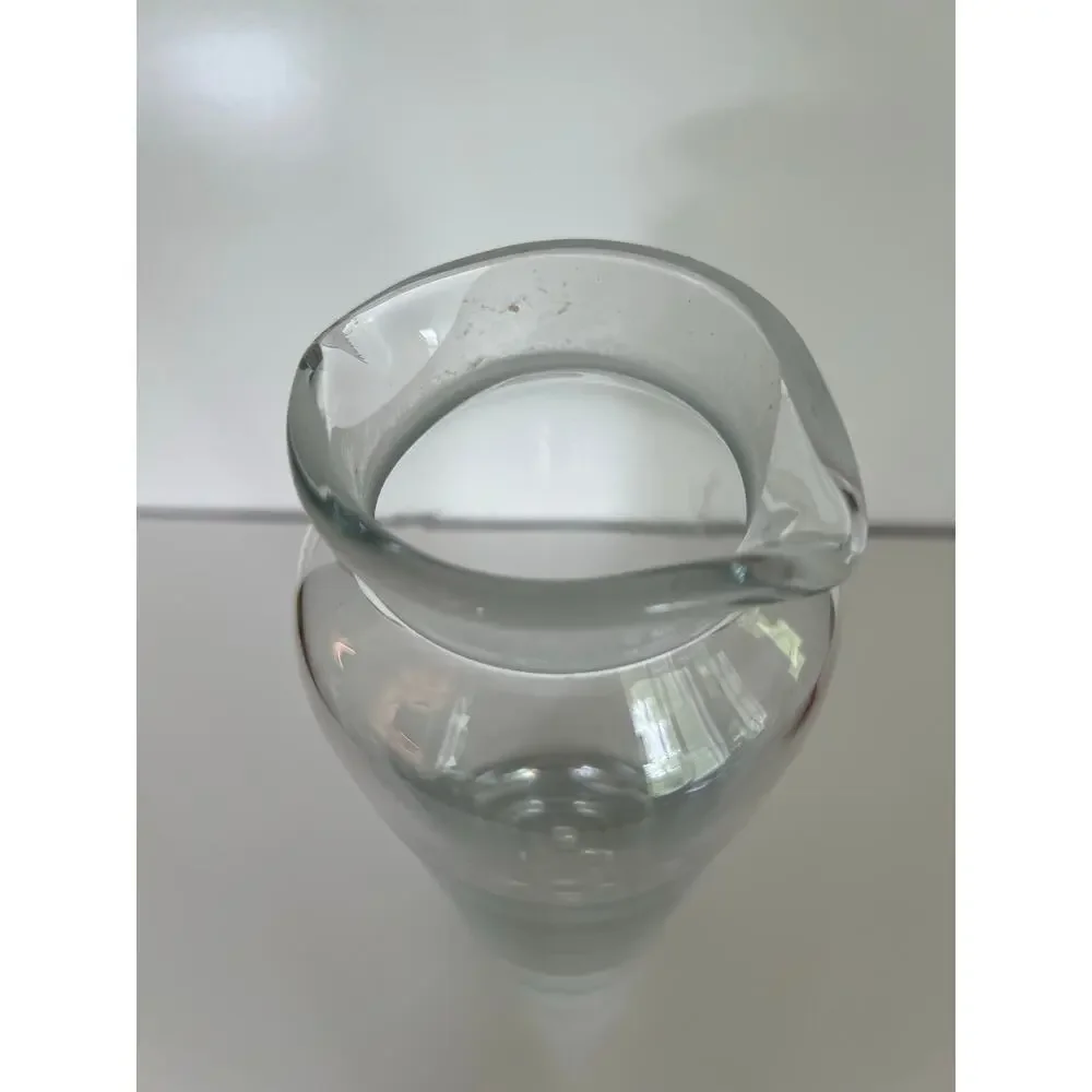 Kosta Boda Sweden Tall Crystal Decanter Art Collectible JL